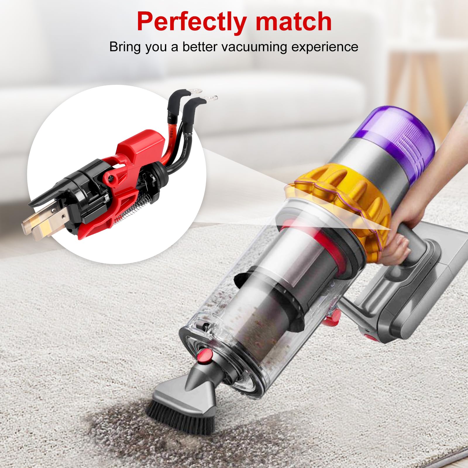 ダイソンv15 sv22 新品パーツ 7-LOT OEM Dyson V15 SV22 SV47 Detect Vacuum Attachments Tool